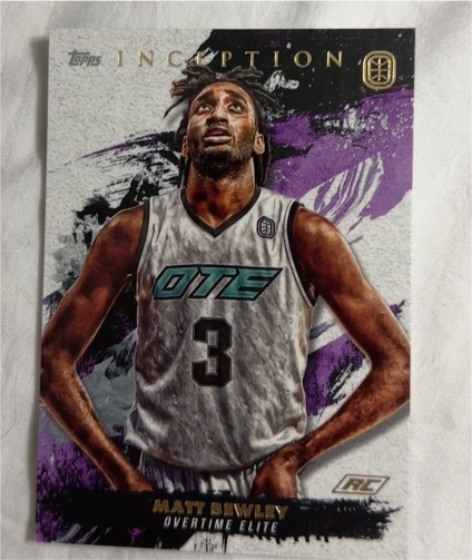 2021-22 Topps Inception OTE #42 Matt Bewley — front