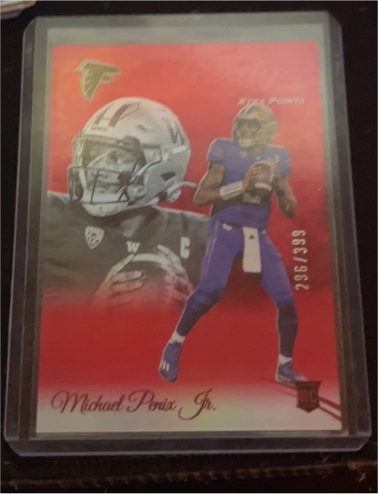 2024 Panini Prestige #335 Michael Penix Jr. Xtra Points Red — front