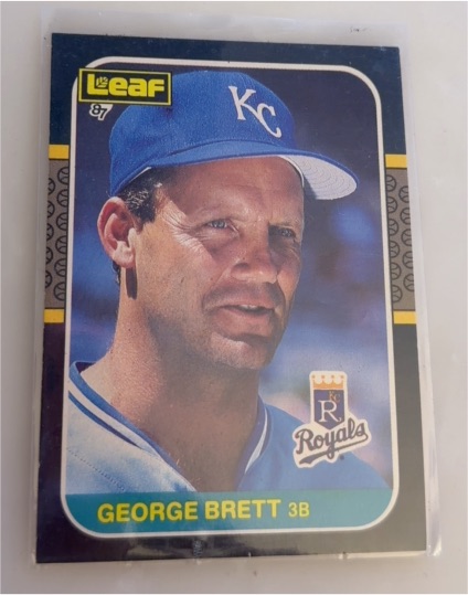 1987 Leaf #96 George Brett — front
