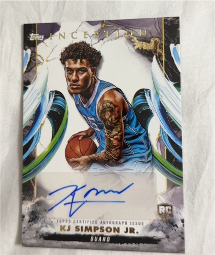 2024-25 Topps Inception #RA-KS KJ Simpson Jr. — front