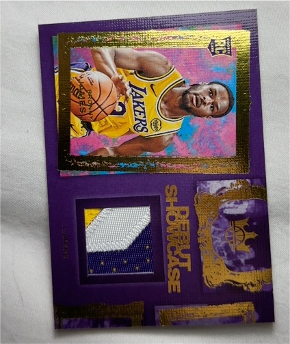 2024-25 Panini Court Kings #DSM-BJJ Bronny James Debut Showcase Patch — front