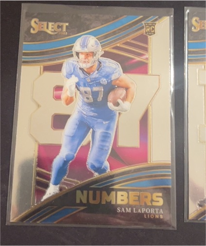 2023 Panini Select - Select Numbers #NMB-SLA Sam LaPorta — front