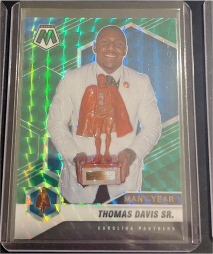 2021 Panini Mosaic #268 Thomas Davis Sr. Man of the Year — front
