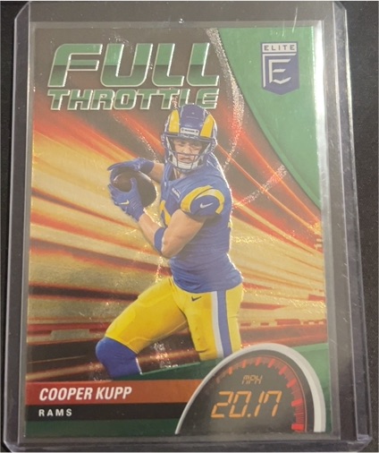 2022 Panini Donruss Elite Full Throttle Green #FT12 Cooper Kupp — front