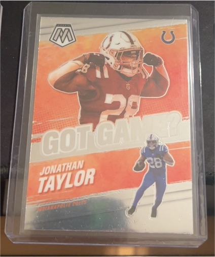 2021 Panini Mosaic #GG-11 Jonathan Taylor Got Game? — front