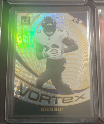 2024 Donruss #VOR-DHE Derrick Henry Vortex — front