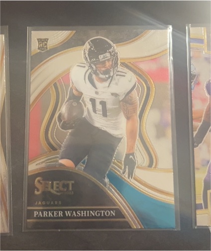 2023 Panini Select Club Level #227 Parker Washington — front