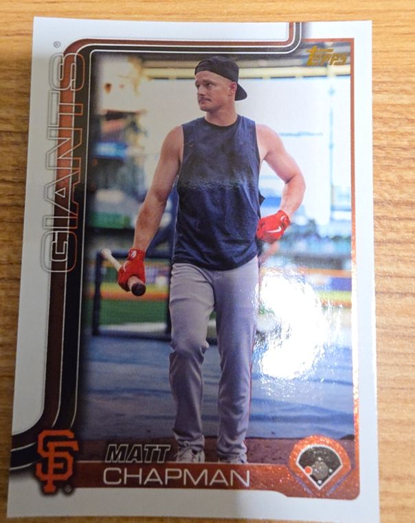 2025 Topps Series 1 #221 Matt Chapman — front