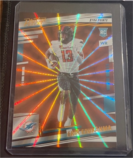 2022 Panini Prestige Xtra Points Sunburst #Erik Ezukanma — front