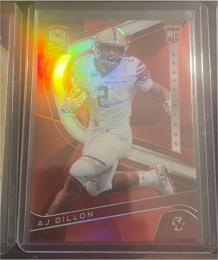 2020 Panini Spectra Draft Picks #16 AJ Dillon — front