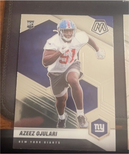 2021 Panini Mosaic #356 Azeez Ojulari — front