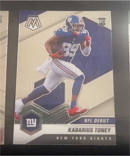 2021 Panini Mosaic #251 Kadarius Toney NFL Debut Rookie — front