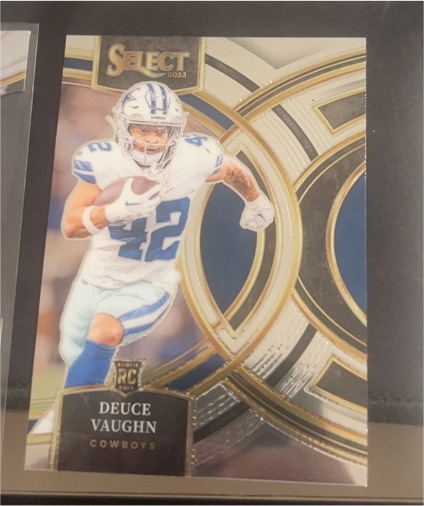 2023 Panini Select Premier Level #128 Deuce Vaughn — front