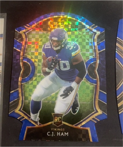 2020 Panini Select Concourse Die-Cut RC C.J. Ham — front
