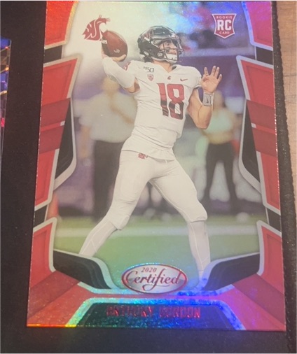 2020 Panini Chronicles Draft Picks Certified #20 Anthony Gordon — front