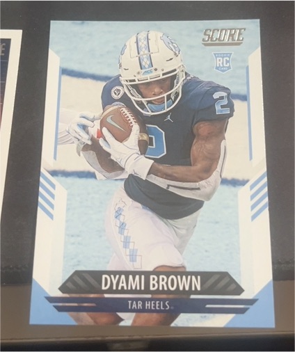 2021 Panini Score #384 Dyami Brown — front