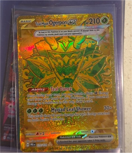 2022 Pokémon TCG Prismatic Evolutions #177 Teal Mask Ogerpon EX — front