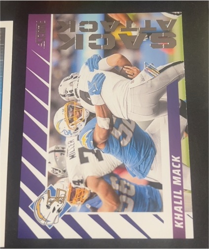 2024 Panini Score #9 Khalil Mack Sack Attack — front