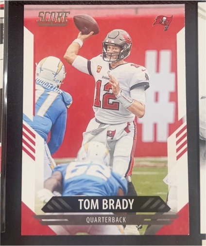 2021 Panini Score #12 Tom Brady — front