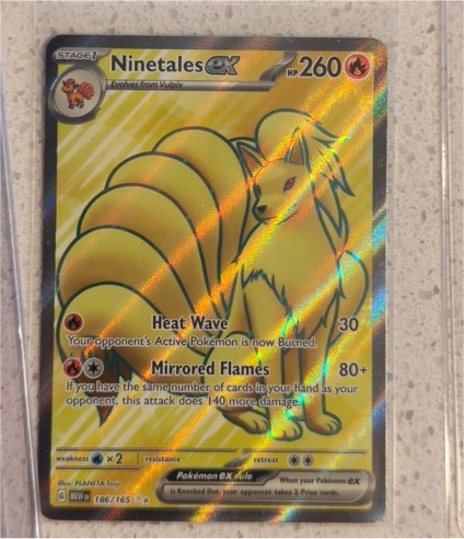 2023 Pokémon Scarlet & Violet 151 #186 Ninetales ex — front