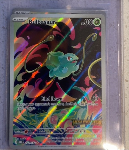 2025 Pokemon Mega Evolution #133 Bulbasaur — front