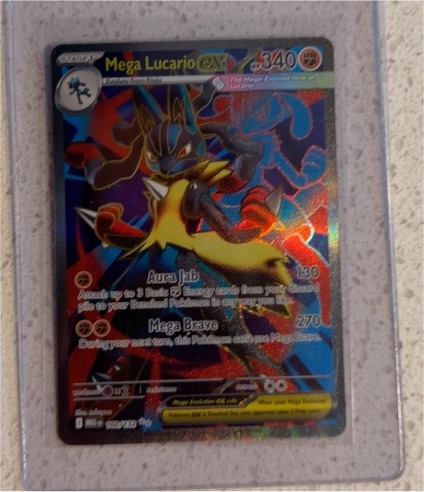 2025 Pokémon TCG Mega Lucario EX #160/132 — front