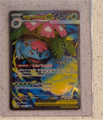 2016 Pokémon XY Evolutions #155 Mega Venusaur ex — front