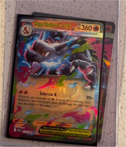 2023 Pokémon TCG Scarlet & Violet Phantasmal Flames #013 Mega Charizard X ex — front