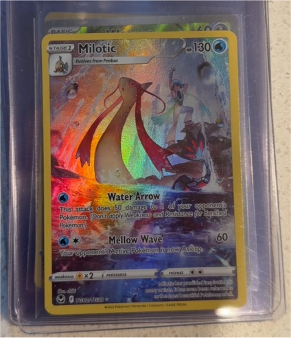 2022 Pokémon TCG Silver Tempest #TG02/TG30 Milotic — front