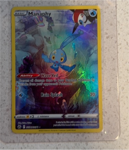 2023 Pokémon Crown Zenith #GG06 Manaphy — front