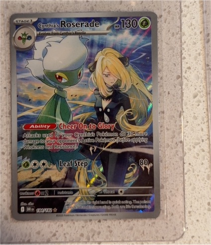 2023 Pokémon #184 Cynthia's Roserade — front