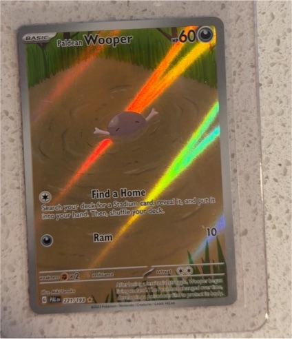2023 Pokémon Paldea Evolved #221 Paldean Wooper — front