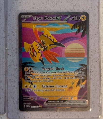 2023 Pokémon SV04: Paradox Rift #247 Tapu Koko EX — front