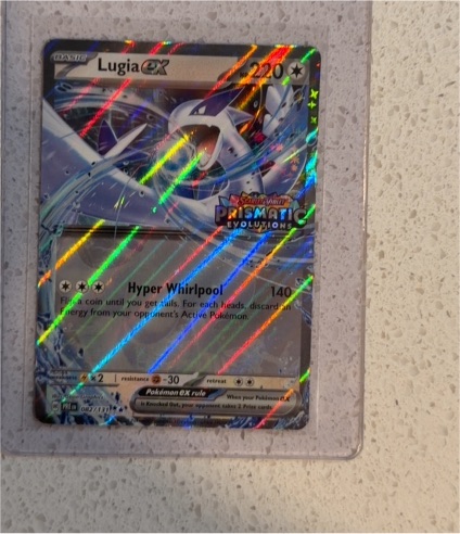 2025 Pokémon Prismatic Evolutions #082 Lugia ex — front
