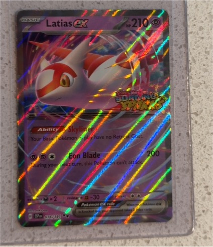 2025 Pokémon Surging Sparks #076 Latias EX — front