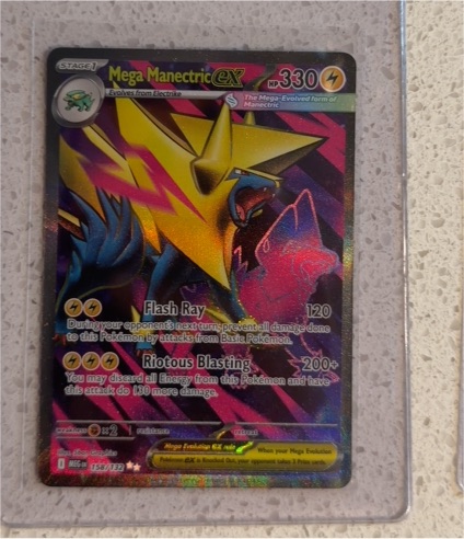 2025 Pokémon ME01 Mega Manectric EX #158 — front