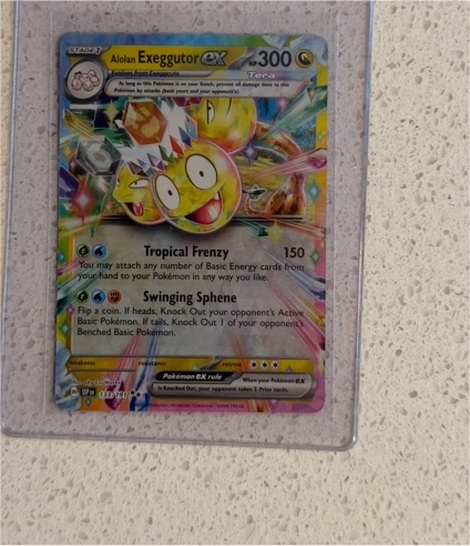 2024 Pokemon Scarlet & Violet Surging Sparks #133 Alolan Exeggutor ex — front
