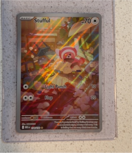 2025 Pokémon Mega Evolution #154 Stufful — front