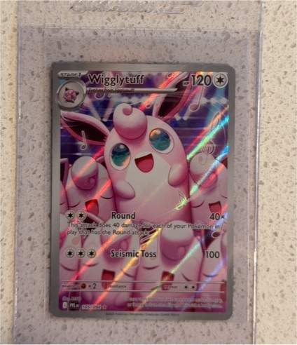 2025 Pokemon TCG #105/094 Wigglytuff Illustration Rare Phantasmal Flames — front