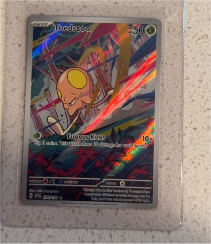 2023 Pokémon Scarlet & Violet #201 Toedscool Illustration Rare — front