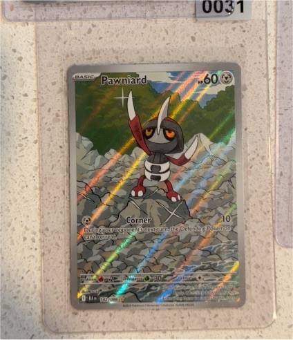 2025 Pokémon Black Bolt #142 Pawniard — front