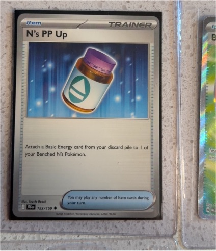 2025 Pokemon SV09 Journey Together #153 N's PP Up — front