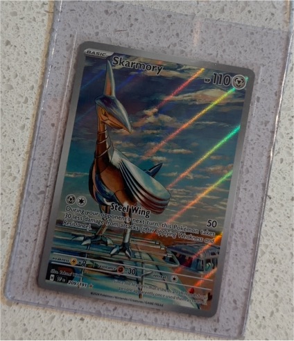 2024 Pokémon TCG SV08 Surging Sparks #209 Skarmory — front