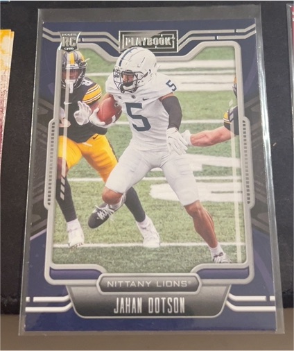 2022 Panini Chronicles Draft Picks Playbook #12 Jahan Dotson — front