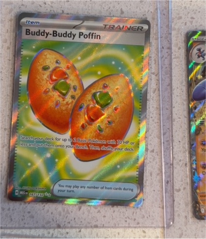 2025 Pokémon TCG Mega Evolution #167 Buddy-Buddy Poffin — front