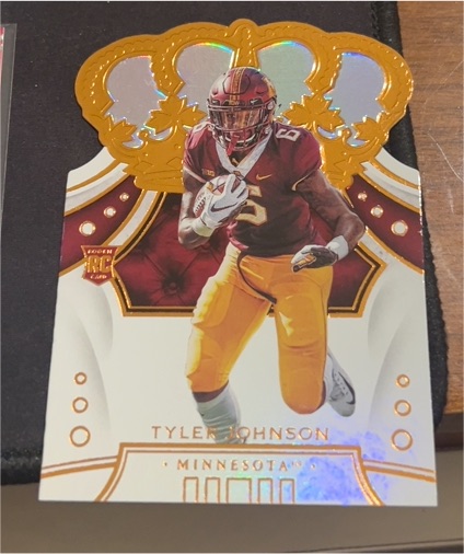 2020 Panini Chronicles Draft Picks Crown Royale #39 Tyler Johnson Minnesota — front