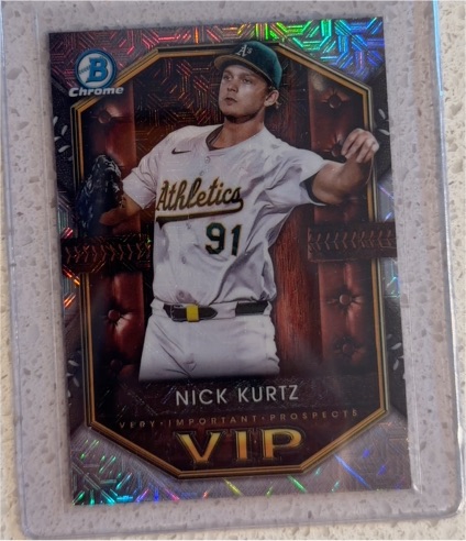 2025 Bowman Chrome #VIP-2 Nick Kurtz — front