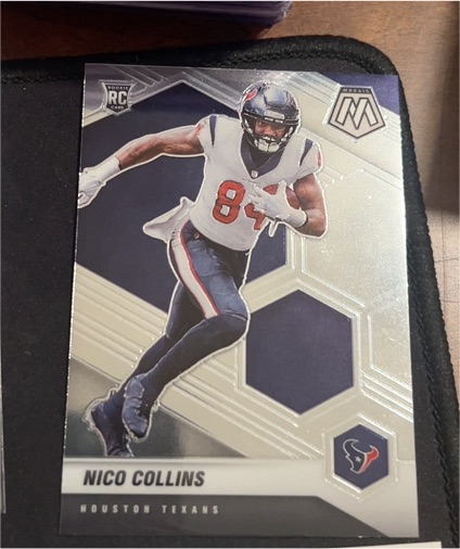 2021 Panini Mosaic #330 Nico Collins — front