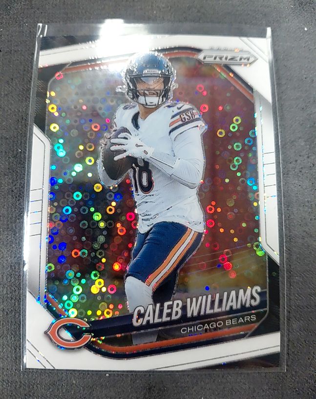 2024 Panini Mosaic Silver Prizm #301 Caleb Williams Rookie RC Chicago Bears — front