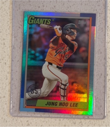 2025 Topps Update #U90-21 Jung Hoo Lee — front
